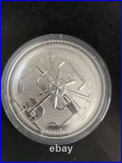 2023 Silver Coin 3 Oz Cooks Islands Proof Vault CIT Limited Mint High Relief