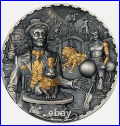 2024 $20 Cook Islands Silver 3oz Steampunk Carnival PCGS SP70 First Day Issue
