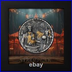 2024 $20 Cook Islands Silver 3oz Steampunk Carnival PCGS SP70 First Day Issue