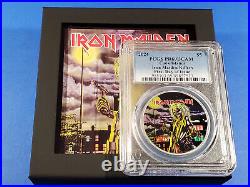 2024 COOK ISLANDS IRON MAIDEN KILLERS COLORIZED 1oz FINE SILVER COIN FIRST DAY