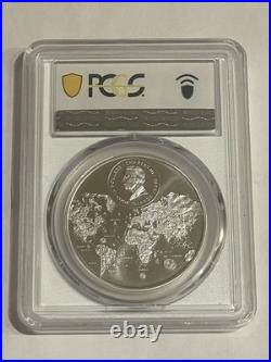 2024 Cook Is. $5 1 Oz Silver Pcgs Ms70! Beauty Of The World Series! Nr #g3219