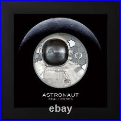 2024 Cook Isl. $20 Real Heroes Astronaut 3oz Silver Coin