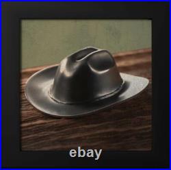 2024 Cook Islands 1oz Silver Cowboy Hat Shaped Antiqued Coin Great Gift