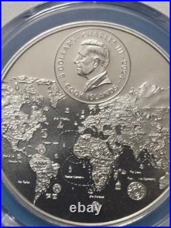 2024 Cook Islands $5 Mitchell Falls Beauty of the World Silver PCGS MS70