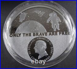 2024 Cook Islands Astronaut Real Heroes 3 Oz Silver Coin $20 Ultra HIgh Relief 2024 Cook Islands Astronaut Real Heroes 3 Oz Silver Coin $20 Ultra HIgh Relief
