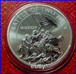 2024 Cook Islands-Battle of Iwo Jima $1 Coin 1 oz. 9999 Fine Silver/Capsule