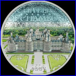 2024 Cook Islands Château De Chambord 2 oz Silver Colorized Proof Coin