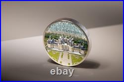 2024 Cook Islands Château De Chambord 2 oz Silver Colorized Proof Coin 2024 Cook Islands Château De Chambord 2 oz Silver Colorized Proof Coin