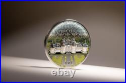 2024 Cook Islands Château De Chambord 5 oz Silver Colorized Proof Coin 2024 Cook Islands Château De Chambord 5 oz Silver Colorized Proof Coin
