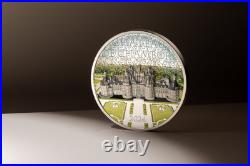 2024 Cook Islands Château De Chambord 5 oz Silver Colorized Proof Coin 2024 Cook Islands Château De Chambord 5 oz Silver Colorized Proof Coin