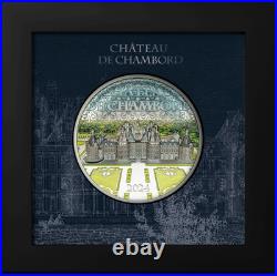 2024 Cook Islands Château De Chambord 5 oz Silver Colorized Proof Coin 2024 Cook Islands Château De Chambord 5 oz Silver Colorized Proof Coin