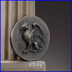 2024 Cook Islands Gryphon Numismatic Icons 1oz Silver Antiqued Coin