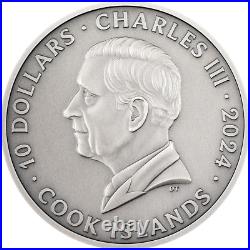 2024 Cook Islands Iron Maiden Book of Souls 2 oz Silver Coin 999 Mintage