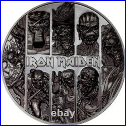 2024 Cook Islands Iron Maiden Eddie Collection 3 oz Silver Black Proof Coin