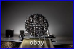 2024 Cook Islands Iron Maiden Eddie Collection 3 oz Silver Black Proof Coin 2024 Cook Islands Iron Maiden Eddie Collection 3 oz Silver Black Proof Coin