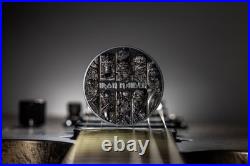2024 Cook Islands Iron Maiden Eddie Collection 3 oz Silver Black Proof Coin