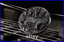 2024 Cook Islands Iron Maiden Eddie Collection 3 oz Silver Black Proof Coin 2024 Cook Islands Iron Maiden Eddie Collection 3 oz Silver Black Proof Coin