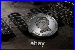 2024 Cook Islands Iron Maiden Eddie Collection 3 oz Silver Black Proof Coin