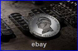 2024 Cook Islands Iron Maiden Eddie Collection 3 oz Silver Black Proof Coin 2024 Cook Islands Iron Maiden Eddie Collection 3 oz Silver Black Proof Coin