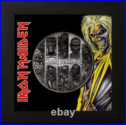 2024 Cook Islands Iron Maiden Eddie Collection 3 oz Silver Black Proof Coin 2024 Cook Islands Iron Maiden Eddie Collection 3 oz Silver Black Proof Coin