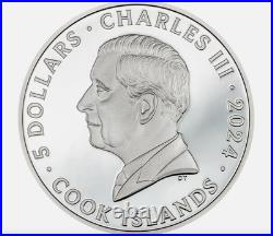 2024 Cook Islands Iron Maiden Killers 1 oz Silver Coin NGC 70 FR