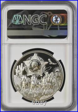 2024 Cook Islands Legends Wild West 1oz Silver Coin $5 NGC 70 FR CIT
