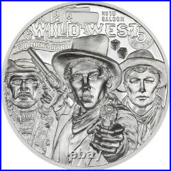 2024 Cook Islands Legends Wild West 1oz Silver Coin $5 NGC 70 FR CIT