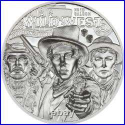 2024 Cook Islands Legends Wild West 1oz Silver Proof Coin
