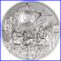 2024 Cook Islands Legends Wild West 1oz Silver Proof Coin