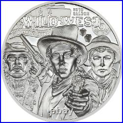 2024 Cook Islands Legends Wild West 1oz Silver Proof Coin with Mintage of 1500