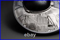 2024 Cook Islands Real Heroes Astronaut 3 oz Silver Black Proof Coin Mintage 850