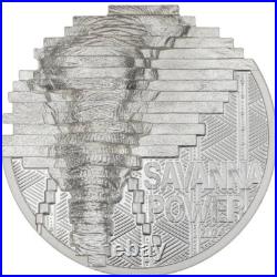 2024 Cook Islands Reconstruction Elephant 2 oz Silver Proof Coin