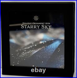 2024 Cook Islands Silver 1 oz $5 Starry Sky Ornament PCGS MS 70 First Day Issue