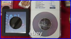 2024 Cook Islands Silver $5 San Francisco Big City Lights NGC PR70 First Release