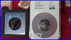 2024 Cook Islands Silver $5 San Francisco Big City Lights NGC PR70 First Release