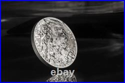 2024 Cook Islands Silver Burst Bald Eagle 3 oz Silver Proof Coin