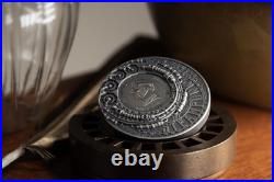 2024 Cook Islands Steampunk Carnival 3 oz Silver Antiqued Gilded Coin
