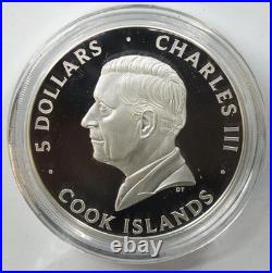 2024 Cook Islands Underlook Under-Cat 9999 Silver 1 oz CIT Proof UHF Coin R754