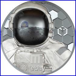 2024 GRADED PF70 Cook Islands Real Heroes Astronaut 3 oz Silver Coin