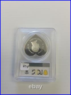 2024 cook islands $5 Silver Coin Brilliant Love Roses Pcgs Pr70dcam