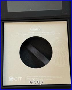 2025 3 Oz. 9999 Silver Cook Islands $20 Steampunk Aviation PCGS SP70 First Day