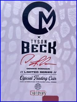 2025 $5 Cook Islands Tyson Beck 110 0f 249 1 oz Pure Silver #14233