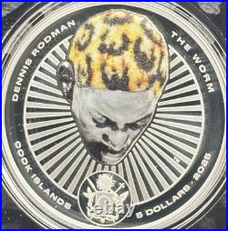 2025 $5 Cook Islands Tyson Beck 110 0f 249 1 oz Pure Silver #14233