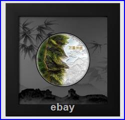 2025 COOK ISLANDS THE WALL OF CHINA HIGH RELIEF $20 3oz. 99.99% PURE SILVER COIN