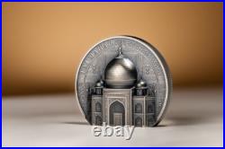 2025 Cook Islands $25 5-oz Silver Historical Monuments Taj Mahal