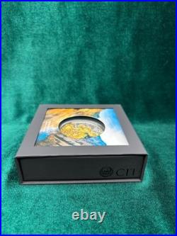 2025 Cook Islands $25 Yellowstone National Park 3D Topography Silver Coin 2025 Cook Islands $25 Yellowstone National Park 3D Topography Silver Coin