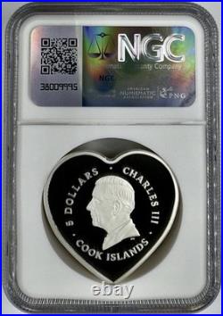 2025 Cook Islands $5 Brilliant Love-Infinity Silver 20g NGC PF70 First Release