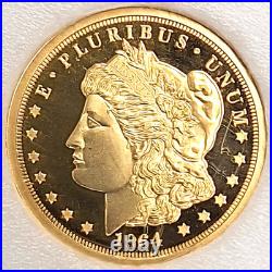 2025 Cook Islands Morgan $5 Coin 1/10 oz 24% Gold. 0239 oz AGW