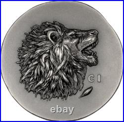 2025 Cook Islands Numismatic Icons Leon 1 oz Silver Antiqued Coin