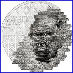 2025 Cook Islands Reconstruction Gorilla 2 oz Silver High Relief Proof Coin